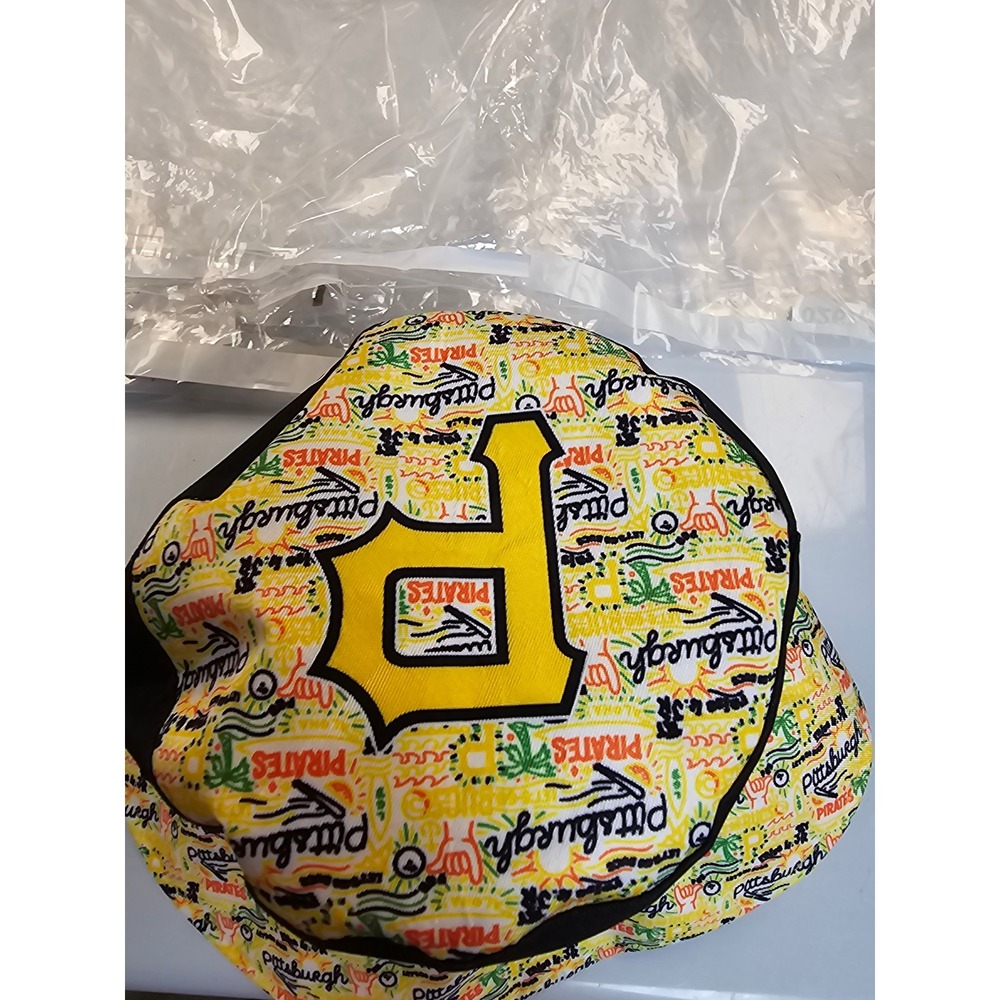 Pittsburgh Pirates Reversible Bucket Hat Levin Furniture MLB Baseball Hat - Picture 2 of 8